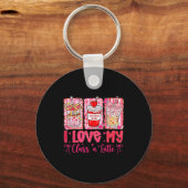 Porte-clés Valentines I Love My Cl A Latte Coquette Coffee Te (Recto)