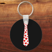 Porte-clés Valentines Jour Amour Coeurs Cravate Mignons Garço (Recto)