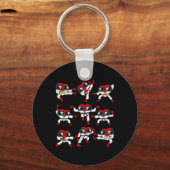 Porte-clés Valentines Jour Coeurs Karate Martial Arts Garçons (Recto)