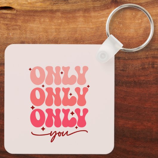 Porte-clés Valentine's Only You (Verso)