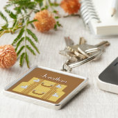 Porte-clés Valises vintages (Côté)