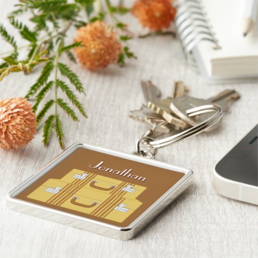 Porte-clés Valises vintages (Côté)