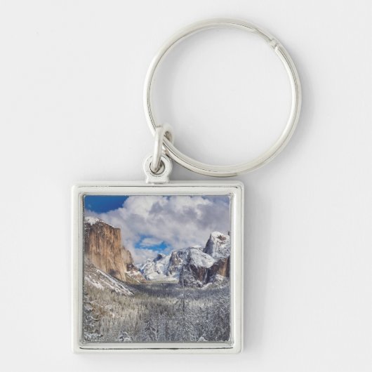 Porte-clés Vallée de Yosemite dans la neige (Devant)