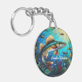 Porte-clés Vallée Pike dans le lac moderne (Devant gauche)