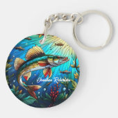 Porte-clés Vallée Pike dans le lac moderne (Dos)