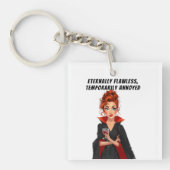 Porte-clés Vampire éternel sans faute Ms Sass (Devant)