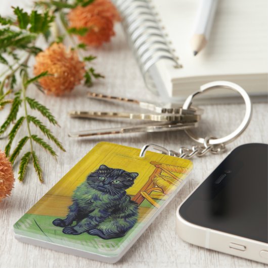 Porte-clés Van Gogh Black Cat (Devant droit)