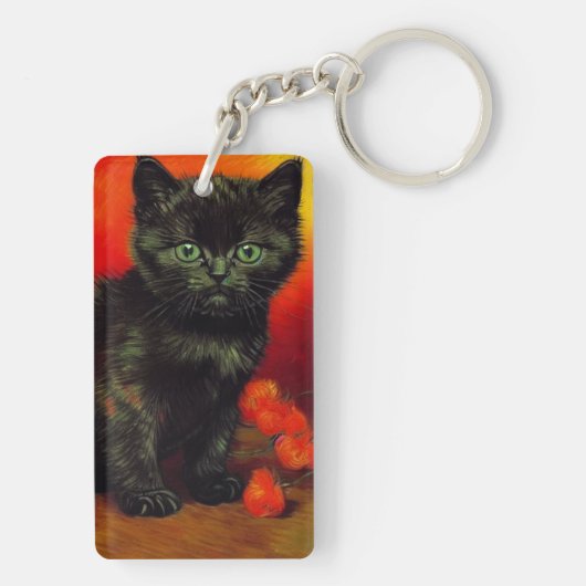 Porte-clés Van Gogh Black Kitten (Dos)