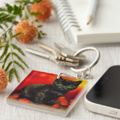 Porte-clés Van Gogh Black Kitten (Devant Droit)