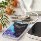 Porte-clés Van Gogh Chat et fleurs (Devant droit)