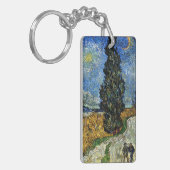 Porte-clés Van Gogh - Cypress contre un ciel étoilé (Devant gauche)