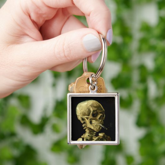 Porte-clés Van Gogh Fumer du squelette (main)