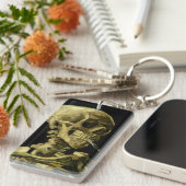 Porte-clés Van Gogh Fumer du squelette (Devant droit)