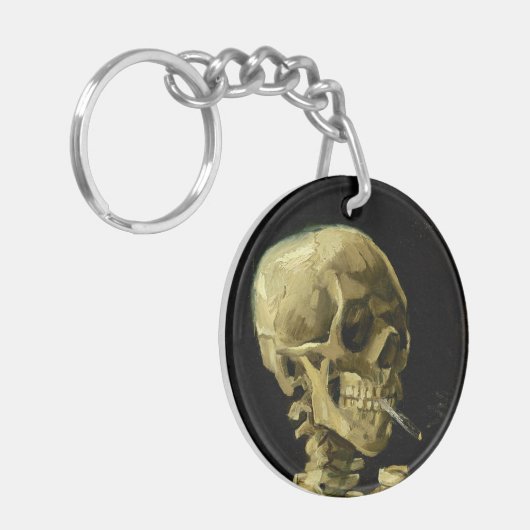 Porte-clés Van Gogh Fumer du squelette (Devant gauche)