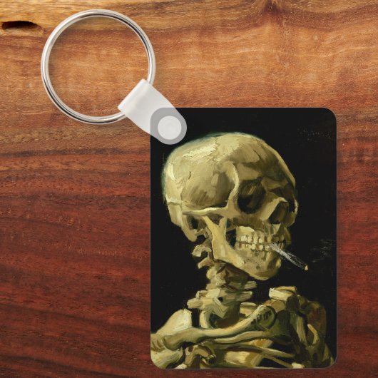 Porte-clés Van Gogh Fumer du squelette (Recto)