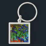 Porte-clés Van Gogh - Irises<br><div class="desc">La célèbre peinture florale de Vincent van Gogh,  Irises.</div>