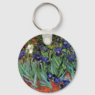 Porte-clés Van Gogh Irises (F608) Art Vintage
