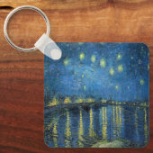 Porte-clés Van Gogh Nuit étoilée sur le Rhône (Recto)