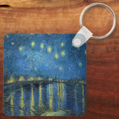 Porte-clés Van Gogh Nuit étoilée sur le Rhône (Verso)