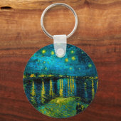 Porte-clés Van Gogh Nuit étoilée sur le Rhône (Recto)