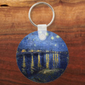 Porte-clés Van Gogh Nuit étoilée sur Rhône (Recto)