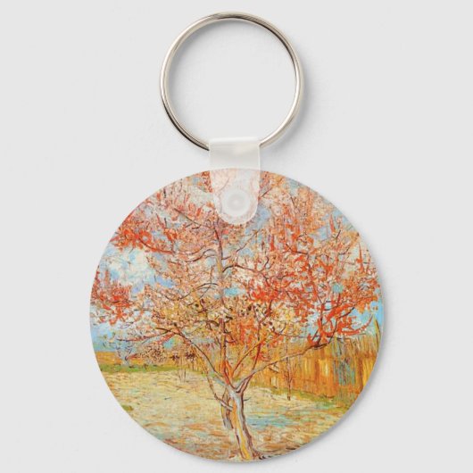 Porte-clés Van Gogh Pink Peach Tree Tree in Blossom Porte - c (Recto)