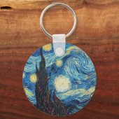 Porte-clés Van Gogh Starry Classic Nuit Impressionnisme Art (Recto)