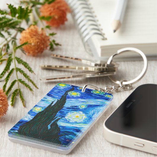 Porte-clés Van Gogh Starry Night (Devant droit)