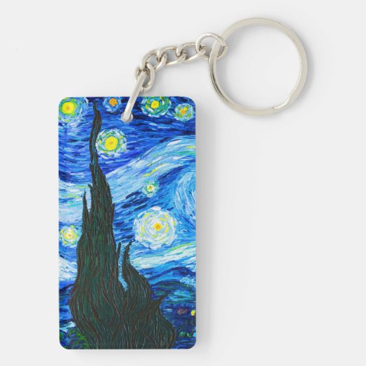 Porte-clés Van Gogh Starry Night (Dos)
