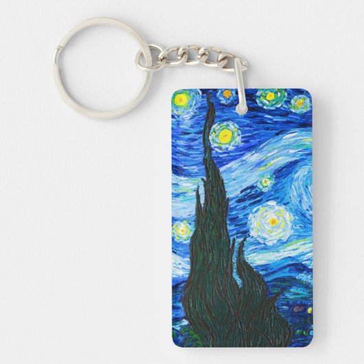 Porte-clés Van Gogh Starry Night (Devant)