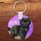 Porte-clés Van Gogh Style Cat (Verso)