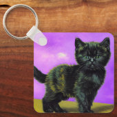 Porte-clés Van Gogh Style Cat (Recto)