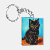 Porte-clés Van Gogh Style Pouting Kitten (Devant gauche)