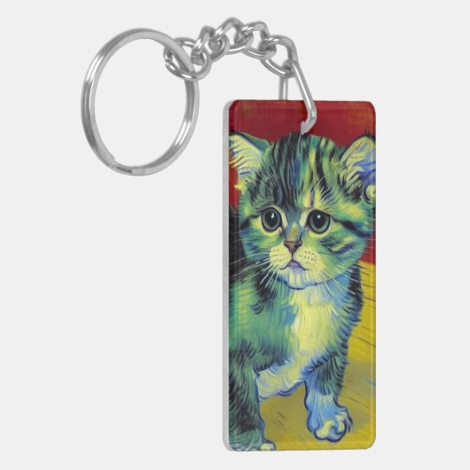 Porte-clés Van Gogh Tabby Cat (Devant gauche)