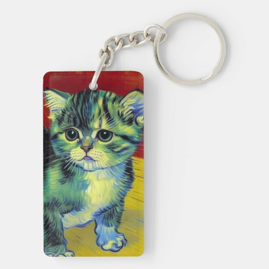 Porte-clés Van Gogh Tabby Cat (Dos)