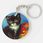 Porte-clés Van Gogh Tuxedo Cat (Dos)