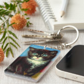 Porte-clés Van Gogh Tuxedo Cat (Devant droit)