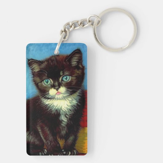 Porte-clés Van Gogh Tuxedo Cat (Dos)