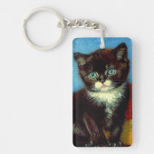 Porte-clés Van Gogh Tuxedo Cat (Devant)