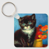 Porte-clés Van Gogh Tuxedo Cat (Recto)
