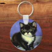 Porte-clés Van Gogh Tuxedo Kitten (Verso)