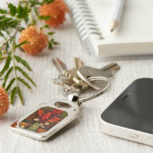 Porte-clés Van Gogh - Vase avec Red Gladiolas, (Côté )