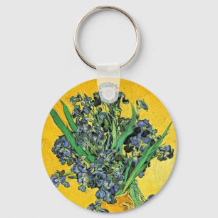 Porte-clés Van Gogh - Vase with Irises Yellow Background