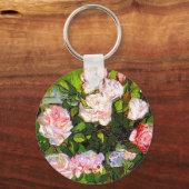 Porte-clés Van Gogh Vie morte avec des roses roses roses (Verso)