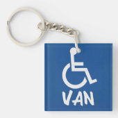 Porte-clés Van Handicapé (Devant)