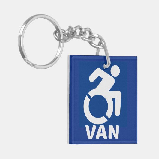 Porte-clés Van Modern Handicap (Devant gauche)