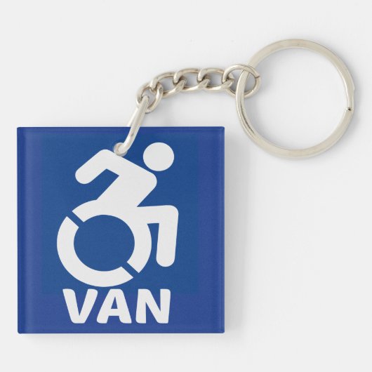 Porte-clés Van Modern Handicap (Dos)