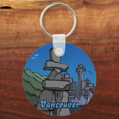 Porte-clés Vancouver Canada Porte - clé Vancouver Souvenirs (Recto)