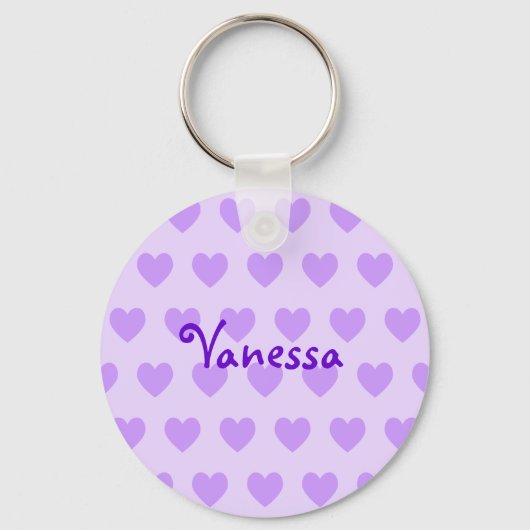 Porte-clés Vanessa en violet (Recto)