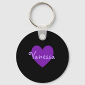 Porte-clés Vanessa en violet (Recto)